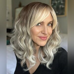 Ash Blonde Curly Bob Wig with Bangs by Nikita Wigs (24)